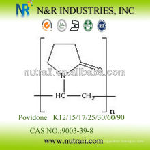 Proveedor confiable Povidone K12 / K15 / K17 / K25 / K30 / K60 / K90